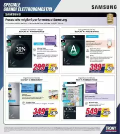 Volantino Trony settimana 38 Pagina 4: Frigorifero Combinato EcoFlex® AI €349,95, Frigorifero Combinato First 75 AI €549,50