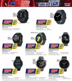 Volantino Trony settimana 38 Pagina 41: Samsung Smartwatch Galaxy Watch 7 44mm €179,95, Garmin smartwatch venu sq2 €149,95