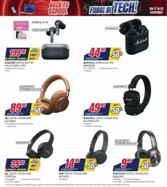 Volantino Trony settimana 38 Pagina 42: Samsung auricolari TWS Galaxy Buds 4 Pro €199,95