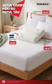 Catalog Kaufland săptămâna 39 Pagină 9: SETUL COMPLET PENTRU PATUL TĂU somnart Pernǎ lombarǎ 1 buc 54,99 Alce Vera SOMNIAⓇ