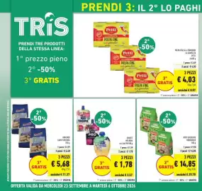 Volantino Conad Pagina 10: ACQUISTO MASSIMO 15 PEZZI PER SINGOLO PRODOTTO DELLA STESSA LINEA IN OFFERTA. TRÍS PRENDI TRE