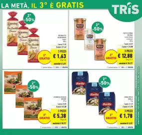 Volantino Conad Pagina 9: LA METÀ, IL 3° È GRATIS MULINO BLANCO Pan Baulette Bianco 2° -50% MULINO BLANCO Pan Baulett Bianco