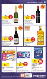 Catalogue Intermarché Express page 15: De Castellane Champagne Brut €17,95, MOUTON CADET €6,22