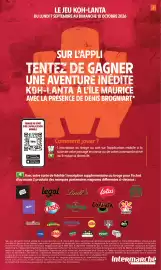 Catalogue Intermarché Express page 3: LE JEU KOH-LANTA DU LUNDI 7 SEPTEMBRE AU DIMANCHE 18 OCTOBRE 2026 SUR L'APPLI TENTEZ