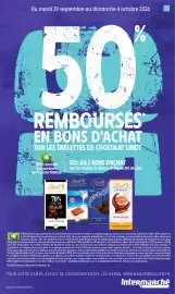 Catalogue Intermarché Hyper page 3: Du mardi 29 septembre au dimanche 4 octobre 2026 3 50% REMBOURSES EN BONS D'ACHAT SUR