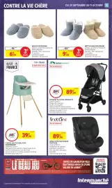 Catalogue Intermarché Hyper page 48: Bebeconfort POUSSSETTE ULTRA COMPACTE €89,99, THERMOBABY Chaise haute évolutive €39,90