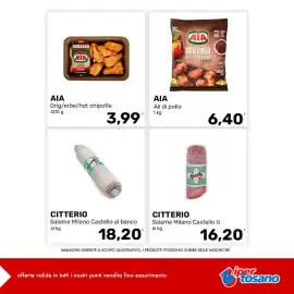 Volantino Iper Tosano settimana 39 Pagina 1: AIA Ali di pollo €6,40, Citterio Salame Milano Castello ½ €16,20
