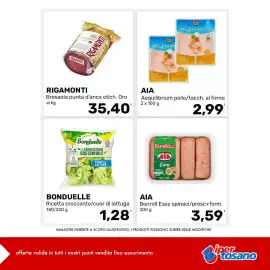 Volantino Iper Tosano settimana 39 Pagina 2: AIA Aequilibrium pollo €2,99, Bonduelle Ricetta croccante/cuor di lattuga €1,28