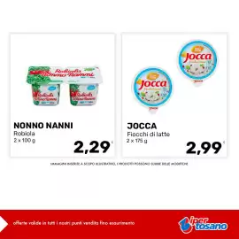 Volantino Iper Tosano settimana 39 Pagina 5: Jocca Fiocchi di latte €2,99, Robiola Nonno Nanni €2,29