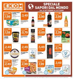 Volantino Ekom Pagina 16: Feta greca dop a cubetti Pavlakis €2,49, Yakisoba Saikebon €1,59