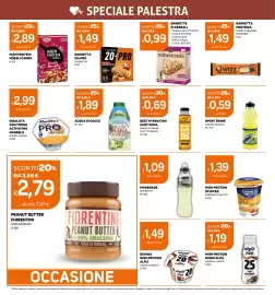 Volantino Ekom Pagina 10: Budino high protein Alplì €1,49, Acqua di cocco Pfanner €1,89