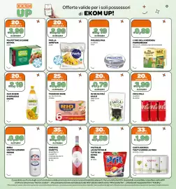 Volantino Ekom Pagina 14: Tonno Rio Mare all’Olio di Oliva €8,99, Olive olivoli saclà nere taste €0,79