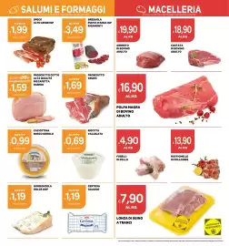 Volantino Ekom Pagina 9: Bresaola punta d'anca IGP Rigamonti €3,49, Ricotta Vallelata €0,69