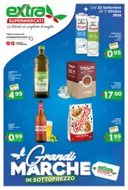 Volantino Extra Supermercati Pagina 1: Toraldo forte & cremoso €17,90, Gocci ole chocolate €1,99