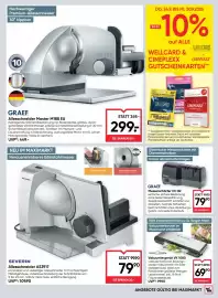 Maximarkt Flugblatt woche 39 Seite 21: Severin Allesschneider AS3917 €79,90, Graef Messerschärfer CC 82 €79,90