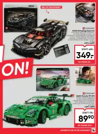 Maximarkt Flugblatt woche 39 Seite 27: LEGO Technic Königsegg Hypercar €349,00, LEGO Technic Porsche 911 GT3 €89,90