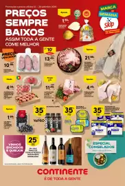 Folheto Continente semana 39 Página 1: Na marca bom petisco, Polvo continente €13,49