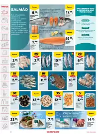 Folheto Continente semana 39 Página 10: Tamboril fresco €11,99, Camarão 25/35 cozido €12,99