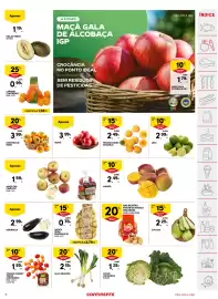 Folheto Continente semana 39 Página 11: Pêssego Roer Amarelo €2,49, Lima €2,99