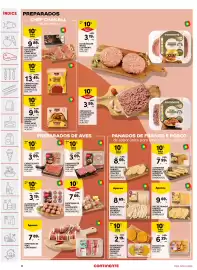 Folheto Continente semana 39 Página 16: Carne de aves picada lusíaves €3,09, Bife de frango panado segredos d'aldeia €8,69