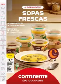 Folheto Continente semana 39 Página 18: Sopas cozinha continente €2,49