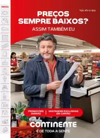 Folheto Continente semana 39 Página 2: ÍNDICE DDG の D loja, site e app PREÇOS SEMPRE BAIXOS? ASSIM TAMBÉM EU Jée 190