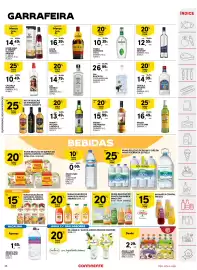 Folheto Continente semana 39 Página 25: Nesta seleçã de whiskies da marca grant's, Numa seleção de sumos da marca innocent