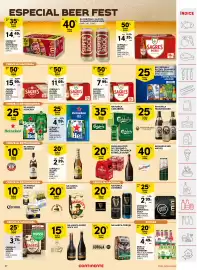 Folheto Continente semana 39 Página 27: Na marca franziskaner, Cerveja c/ álcool sagres €7,99