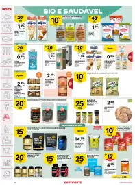 Folheto Continente semana 39 Página 28: Bebida de aveia oatly €1,99, Nas manteigas da marca prozis
