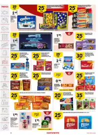 Folheto Continente semana 39 Página 36: Nas bolachas da marca nacional, Merendinha continente €0,99
