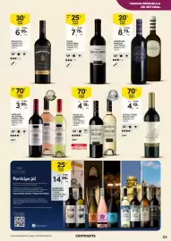 Folheto Continente | Vinhos, Enchidos e Queijos Página 23: Quinta da mimosa tinto/branco €8,79, Dona Ermelinda Reserva €7,79