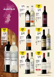 Folheto Continente | Vinhos, Enchidos e Queijos Página 24: Reguengos tinto €2,59, Contemporal tinto/branco €1,99