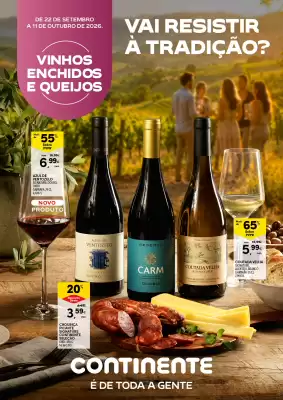 Continente | Vinhos, Enchidos e Queijos (válido até 11-10)