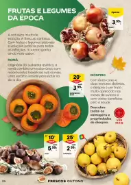 Folheto Continente | A frescura de outono Página 4: FRUTAS E LEGUMES DA EPOCA Apenas 3.99€ ROMÃ KG A natureza muda de