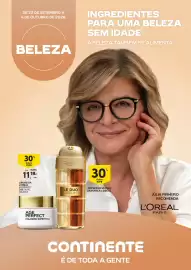 Folheto Continente | Beleza Página 1: DE 22 DE SETEMBRO A 4 DE OUTUBRO DE 2026. BELEZA INGREDIENTES PARA UMA BELEZA SEM
