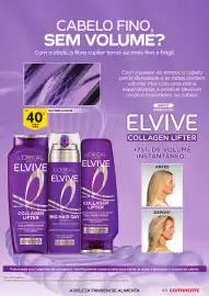 Folheto Continente | Beleza Página 3: CABELO FINO, SEM VOLUME? Com a idade, a fibra capilar torna-se mais fina e frágil. Com