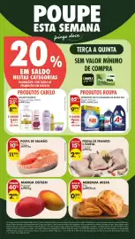 Folheto Pingo Doce semana 39 Página 1: Perna de frango c/costa €2,49, Posta de salmão €11,99