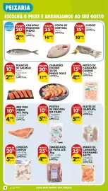Folheto Pingo Doce semana 39 Página 4: Camarão cozido pingo doce €11,99, Filetes de garoupa peixaria €5,99