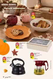 Folheto Pingo Doce | Bazar Outono Página 30: Chaleira smukee €9,99, Bule de chá/café smukee €8,99