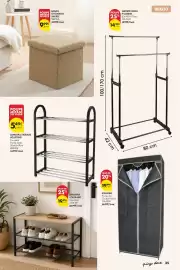 Folheto Pingo Doce | Bazar Outono Página 35: Roupeiro €19,99, Sapateira storage solutions €5,49