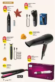 Folheto Pingo Doce | Bazar Outono Página 38: Secador de cabelo powerline rowenta €24,99, Aparador de pêlos philips €14,99