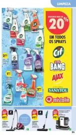 Folheto Pingo Doce | Cuidados Pessoais e para o Lar Página 25: Aspirador vertical rowenta rh1127wo €89,99