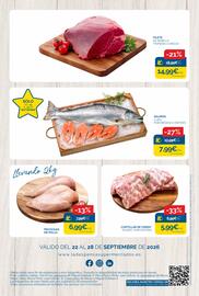 Folleto Supermercados La Despensa semana 39 Página 20: Salmón €7,99, Pechugas de pollo €6,99