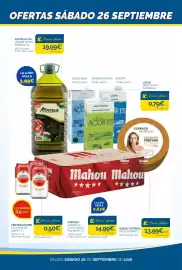 Folleto Supermercados La Despensa semana 39 Página 6: OFERTAS SÁBADO 26 SEPTIEMBRE ACEITE OLIVA VIRGEN EXTRA MINERVA 5L