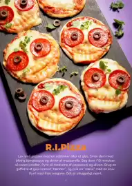 Netto tilbudsavis Side 4: R.I.Pizza Lav små pizzaer med en udstikker eller et glas. Smør dem med blodig tomatsauce og skiver