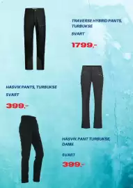 XXL Sport kundeavis uke 39 Side 3: HASVIK PANTS, TURBUKSE SVART 399,- TRAVERSE HYBRID PANTS, TURBUKSE SVART 1799,- SYOPHONG