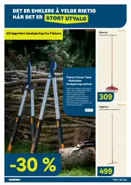 Maxbo kundeavis Side 12: Fiskars Plenrive classic m €309,00, Fiskars Hagerive classic 0514 €499,00