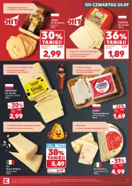 Kaufland gazetka tydzień 39 Strona 27: Twaróg Sierpc €1,69