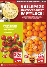 Kaufland gazetka tydzień 39 Strona 5: Pomidory Hit €7,99