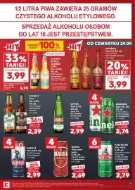 Kaufland gazetka tydzień 39 Strona 55: Piwo Książęce €3,99